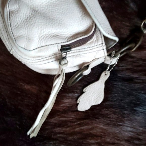 🇨🇦 Roots Emily-Princess Ivory Shoulder Satchel - Picture 9 of 16